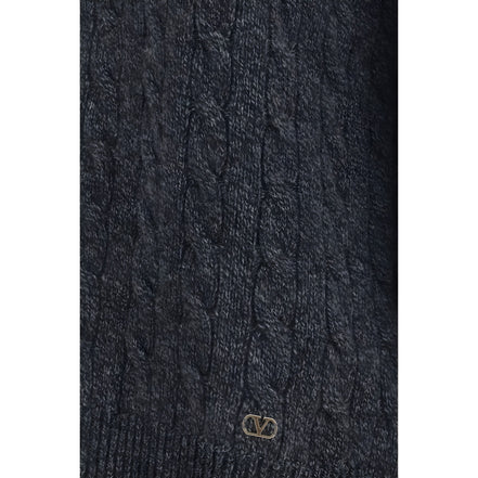 Valentino Garavani Gray Wool Sweatshirt