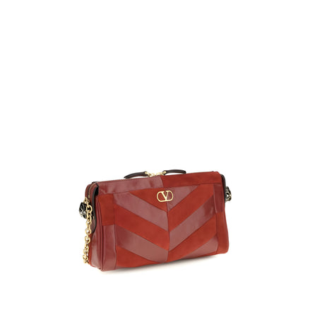 Valentino Garavani Multicolor Calf Leather Shoulder Bag