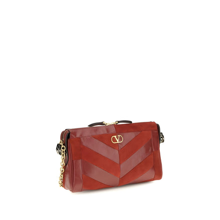 Valentino Garavani Multicolor Calf Leather Shoulder Bag