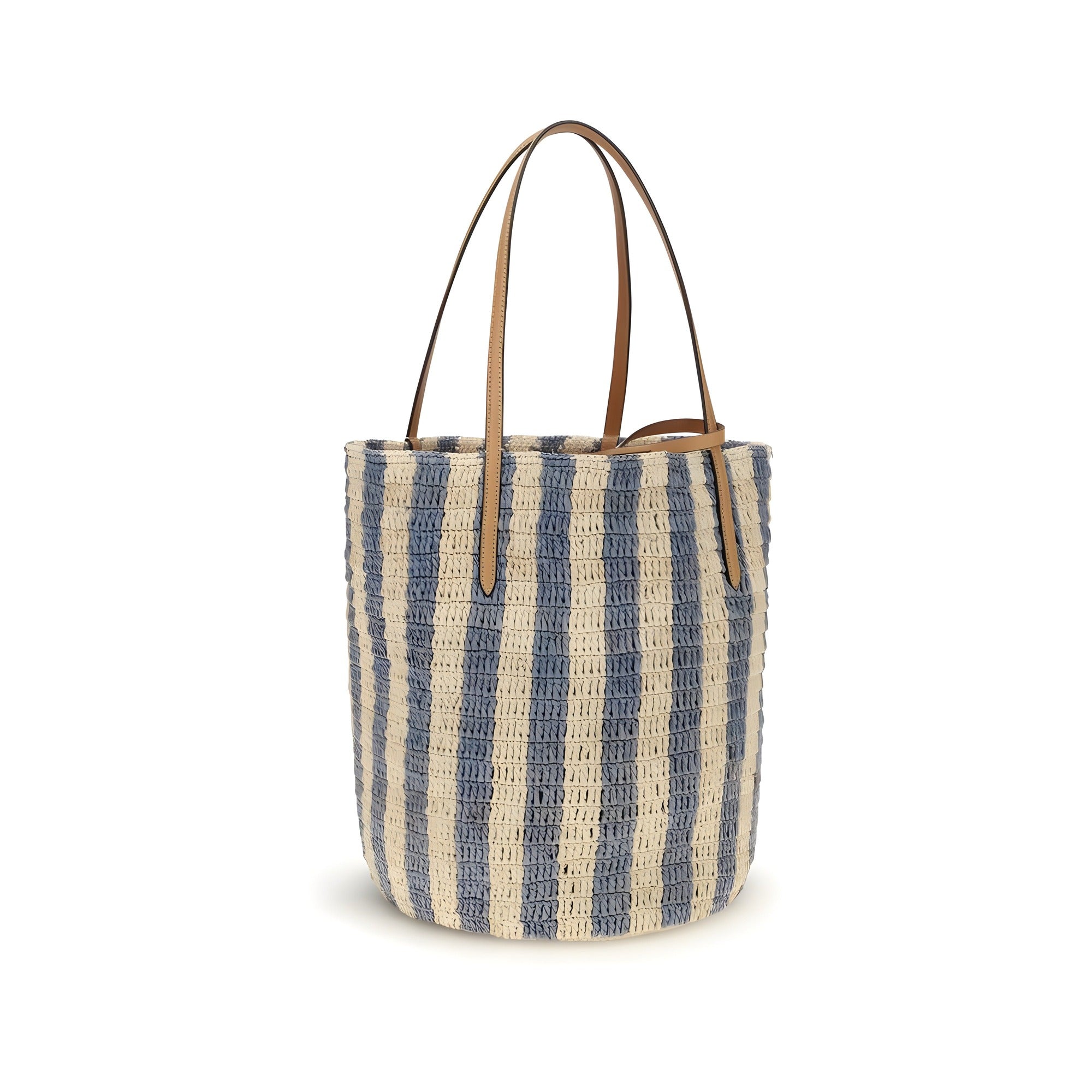 Valentino Garavani Multicolor Raffia Bucket Bag