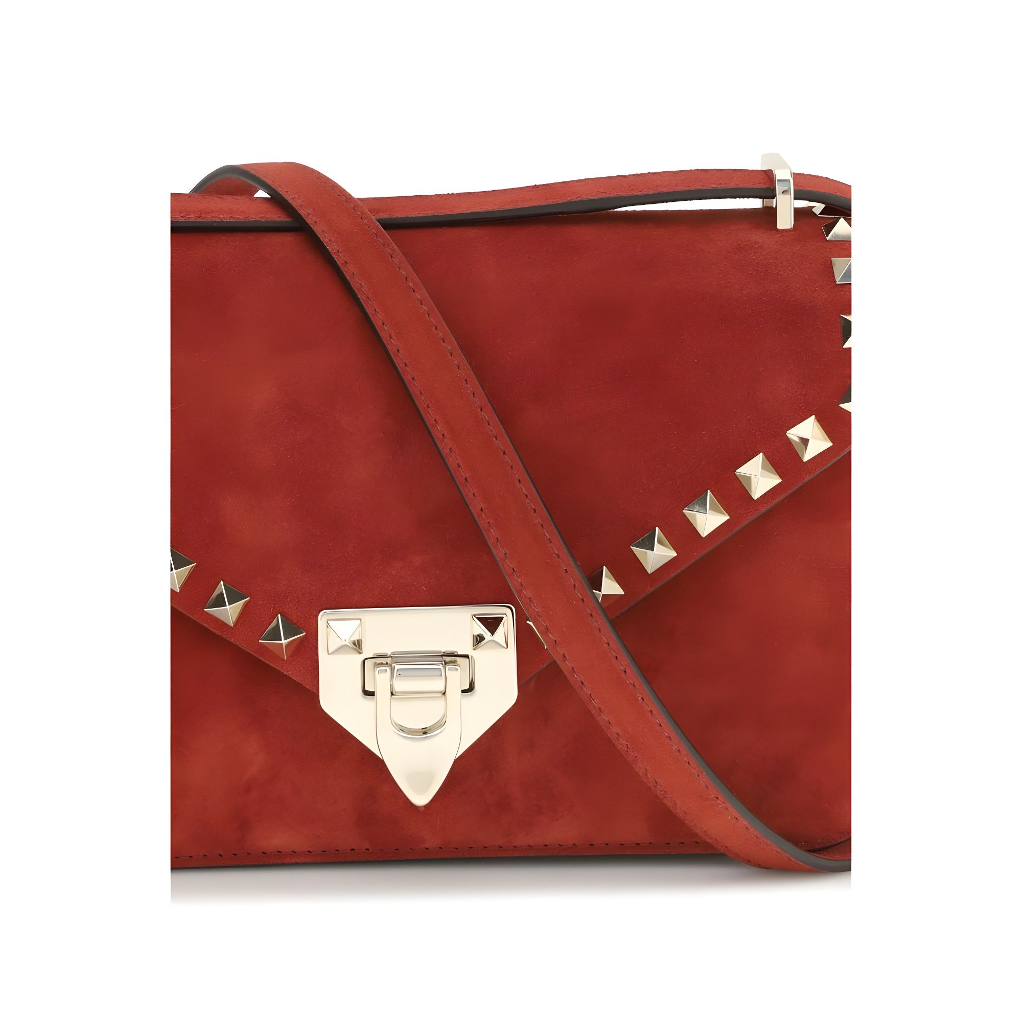 Valentino Garavani Multicolor Suede Shoulder Bag