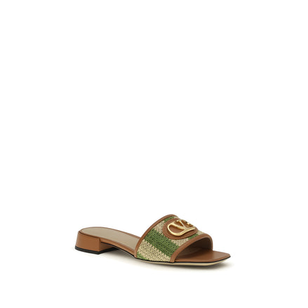 Sandales multicolores en viscose Valentino Garavani