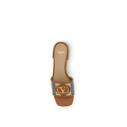 Valentino Garavani Multicolor Viscose Flat Sandals