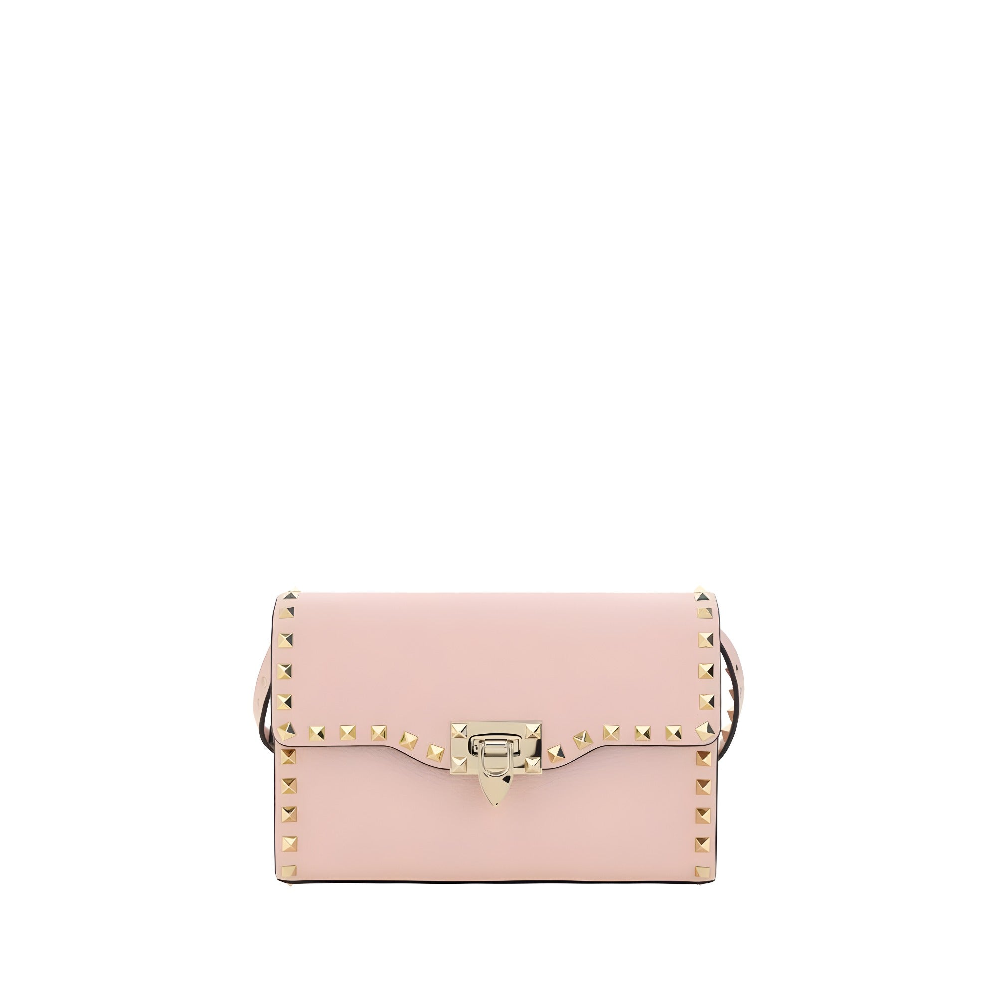 Valentino Garavani Pink Calf Leather Shoulder Bag