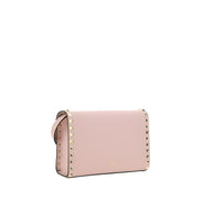 Valentino Garavani Pink Calf Leather Shoulder Bag