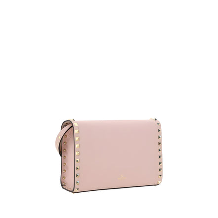Valentino Garavani Pink Calf Leather Shoulder Bag
