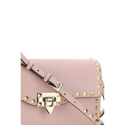 Valentino Garavani Pink Calf Leather Shoulder Bag