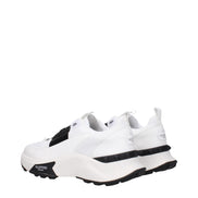 Valentino Garavani White Fabric Athletic Sneakers