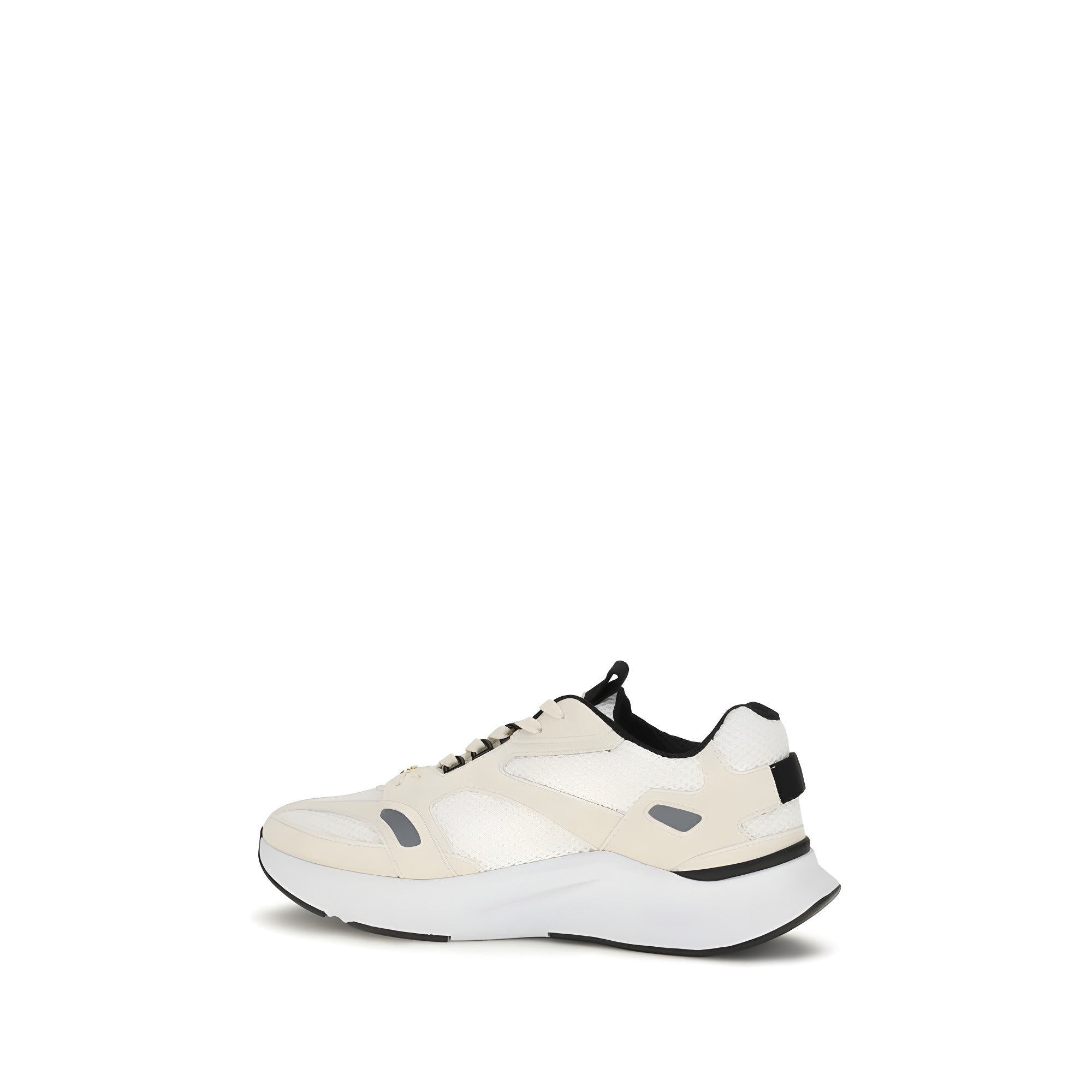 Valentino Garavani White Fabric Low Top Sneakers