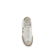 Veja Beige Leather Athletic Sneakers