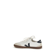 Veja White Calf Leather Athletic Sneakers