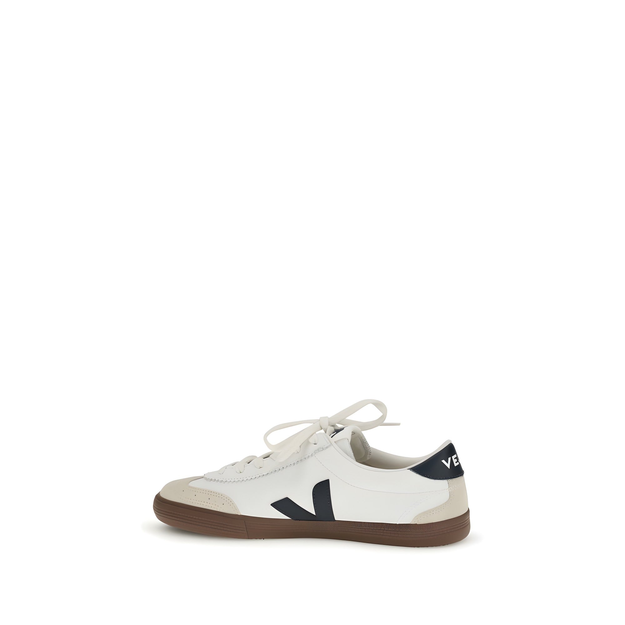 Veja White Calf Leather Athletic Sneakers