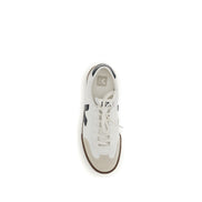 Veja White Calf Leather Athletic Sneakers