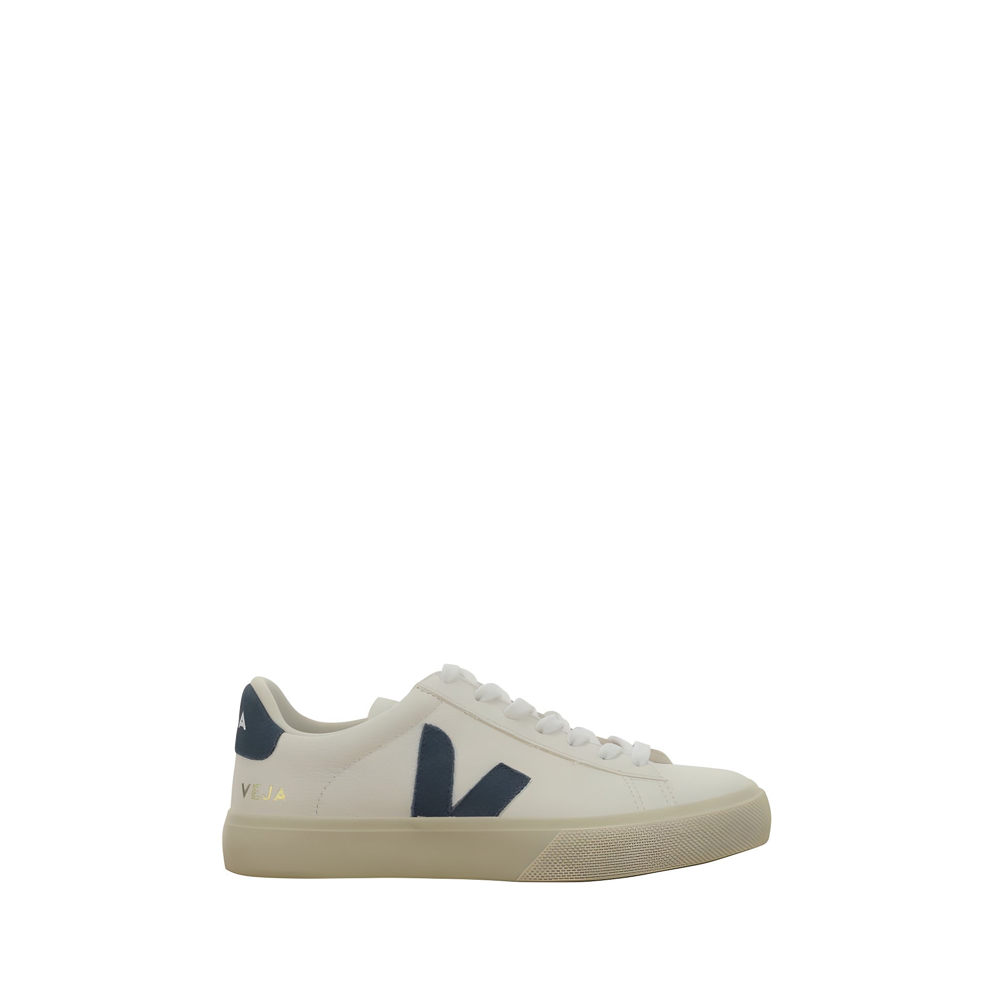 Veja White Leather Low Top Sneakers