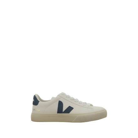 Veja White Leather Low Top Sneakers