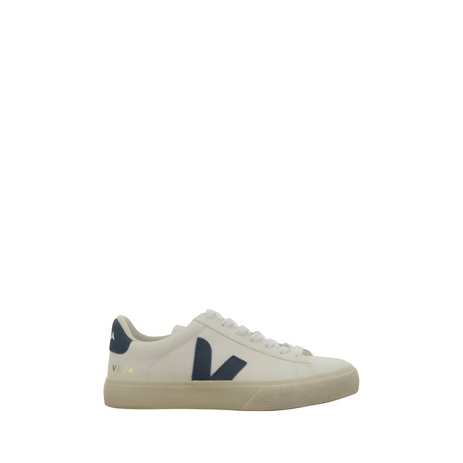 Veja White Leather Low Top Sneakers