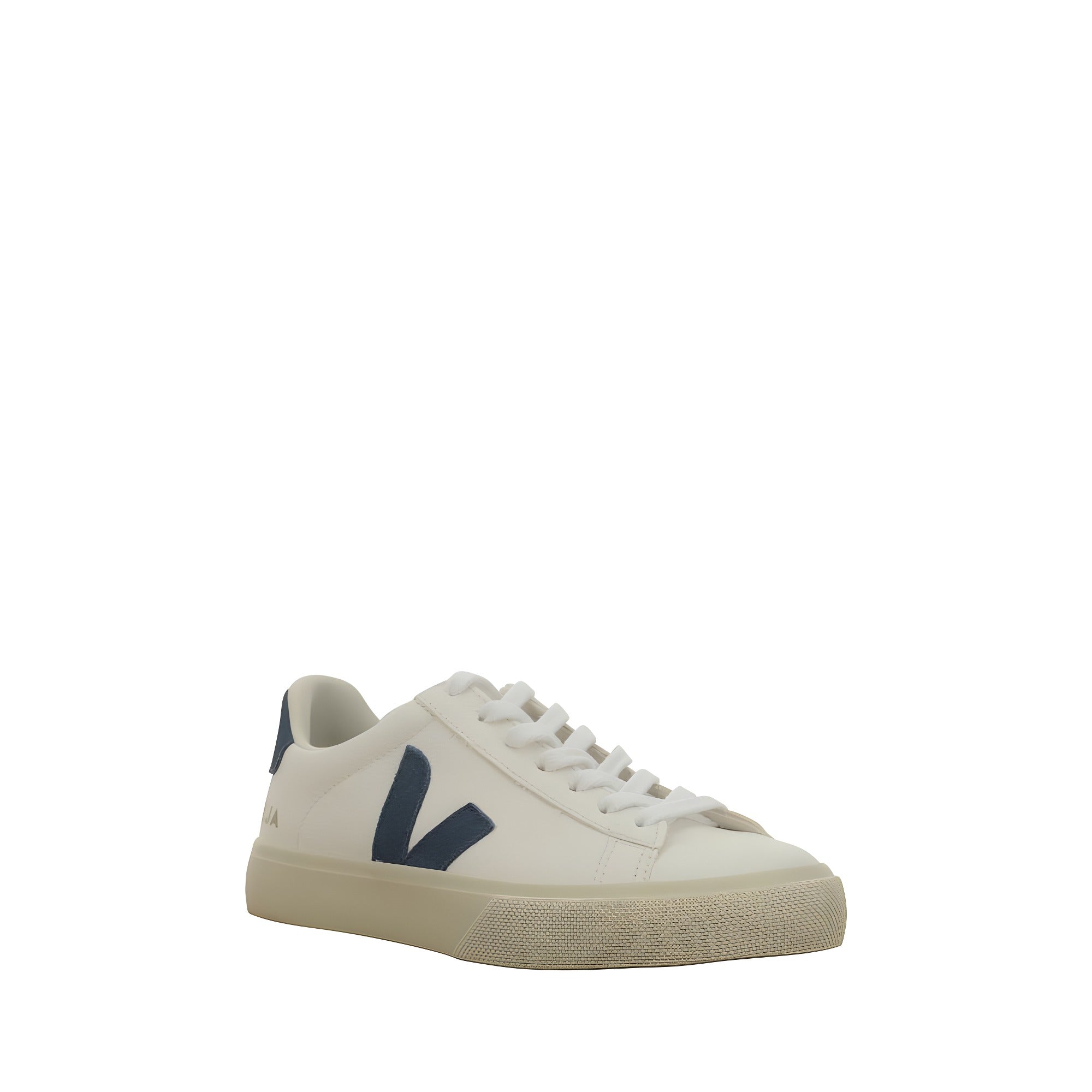 Veja White Leather Low Top Sneakers