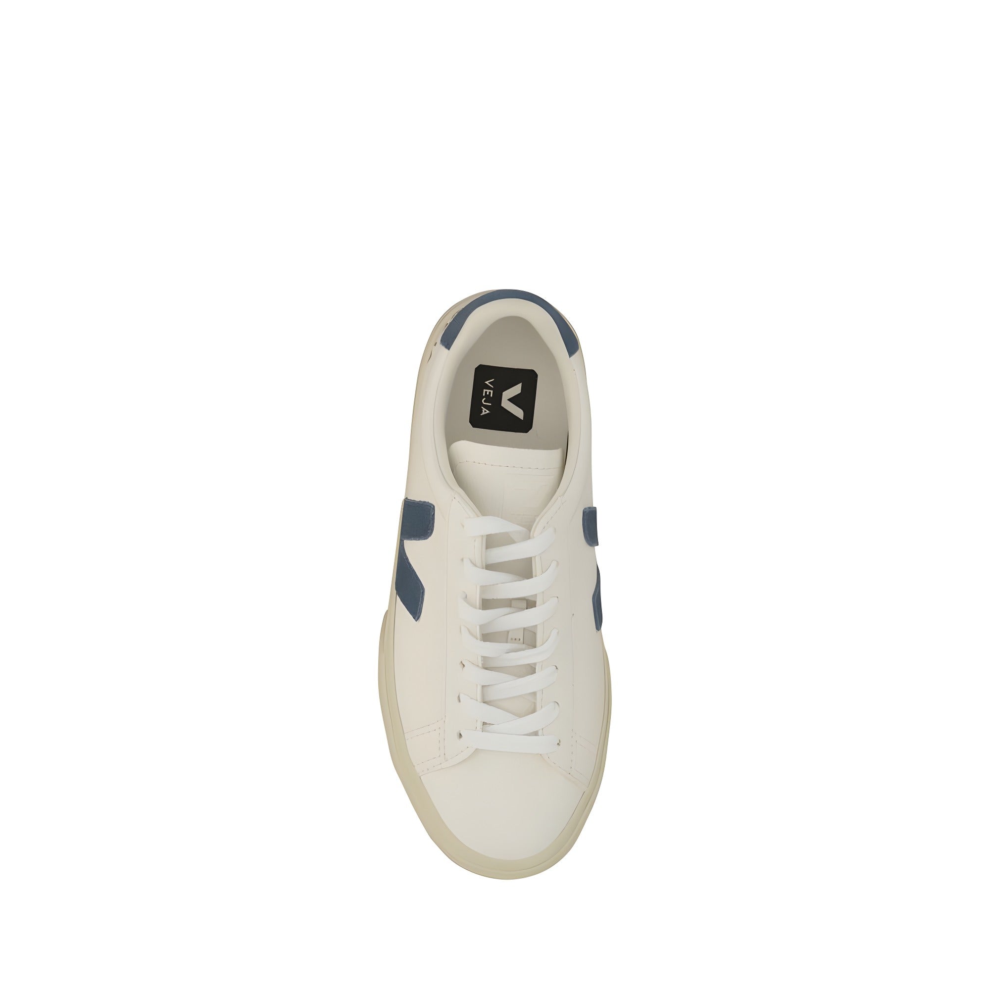 Veja White Leather Low Top Sneakers
