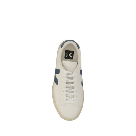 Veja White Leather Low Top Sneakers