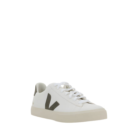Veja White Leather Low Top Sneakers