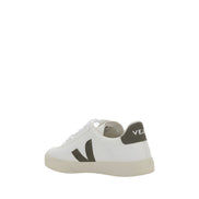 Veja White Leather Low Top Sneakers