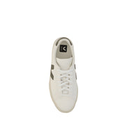 Veja White Leather Low Top Sneakers