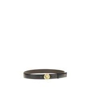 Versace Black Calf Leather Regular Belt