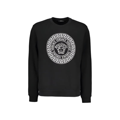 Versace Black Cotton Sweatshirt