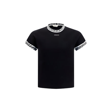 Versace Black Cotton T-Shirt