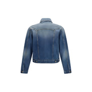 Versace Blue Cotton Denim Jacket