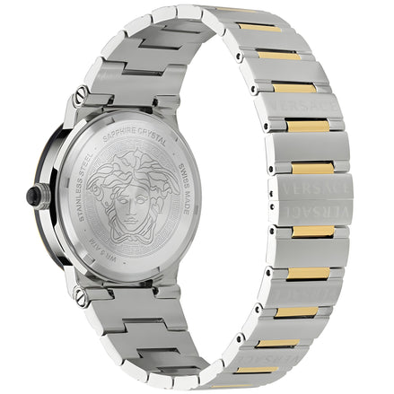 Versace Grey Stainless Steel Dress Watch