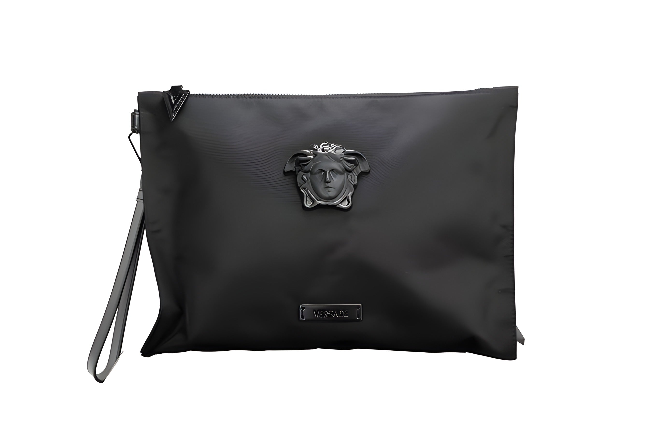 Versace Black Medusa Clutch Bag