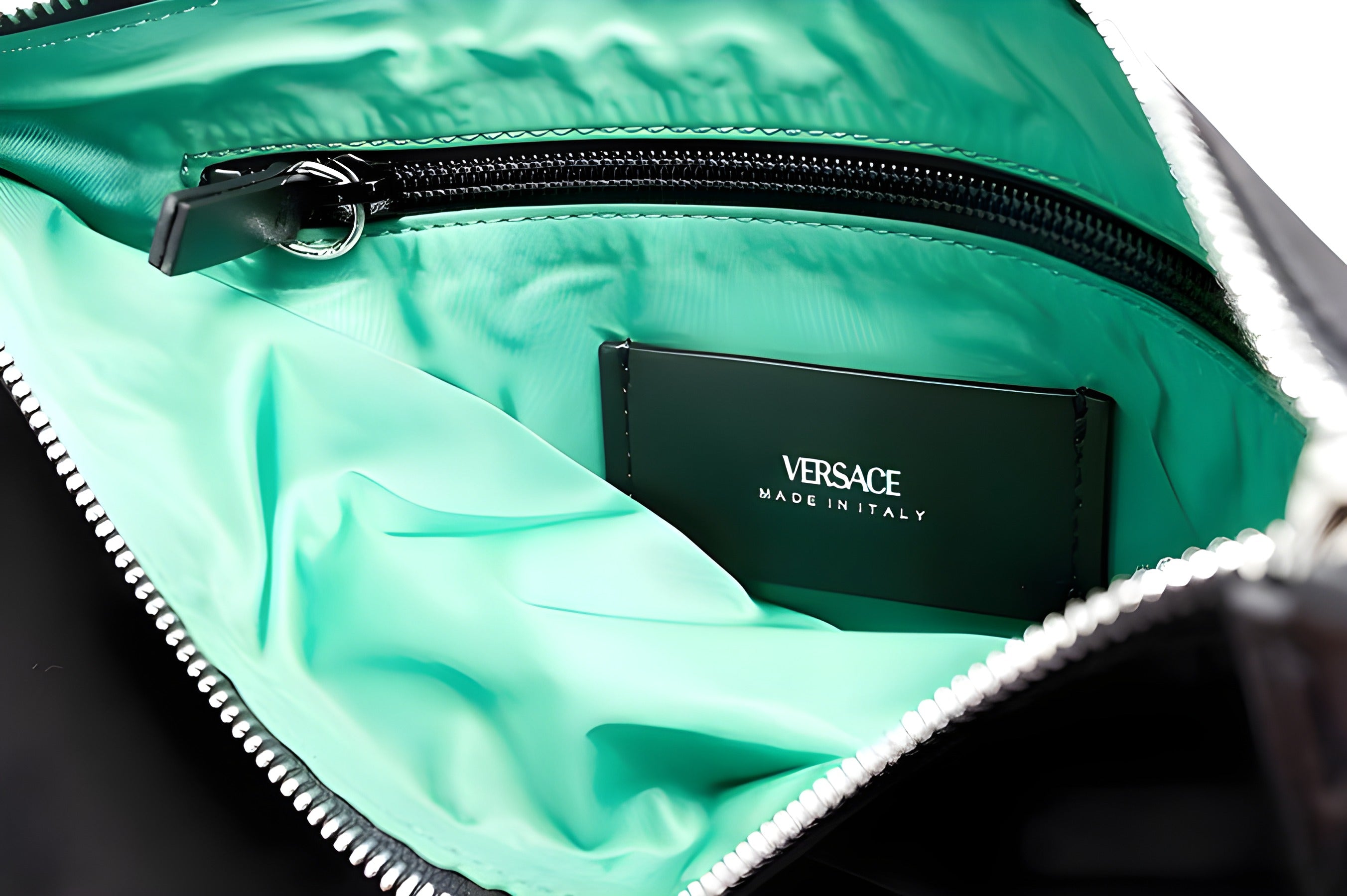 Versace Black Medusa Clutch Bag