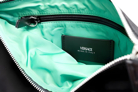Versace Black Medusa Clutch Bag