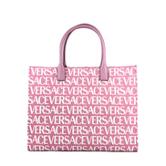 Versace Medusa Large Canvas Large Tote Bag Baby Pink