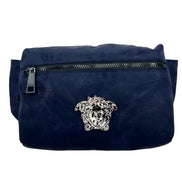 Versace Navy Medusa Belt Bag