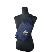 Versace Navy Medusa Belt Bag