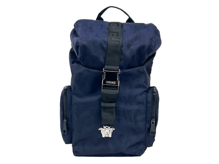Versace Medusa Buckle Drawstring Backpack Bag
