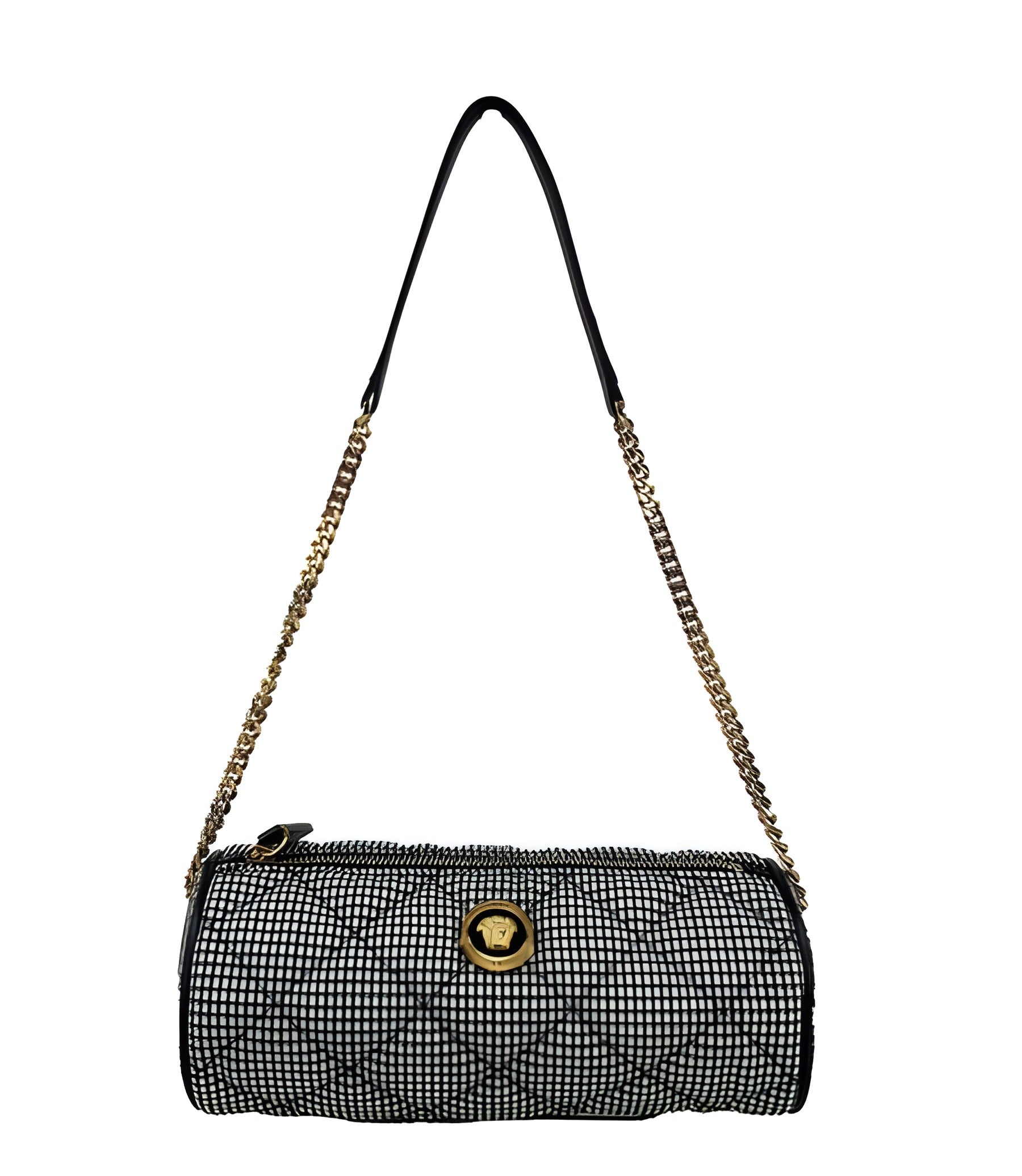 Versace Multicolor Quilted Crossbody Bag