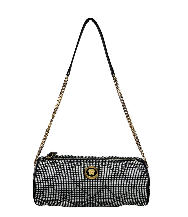 Versace Multicolor Quilted Crossbody Bag
