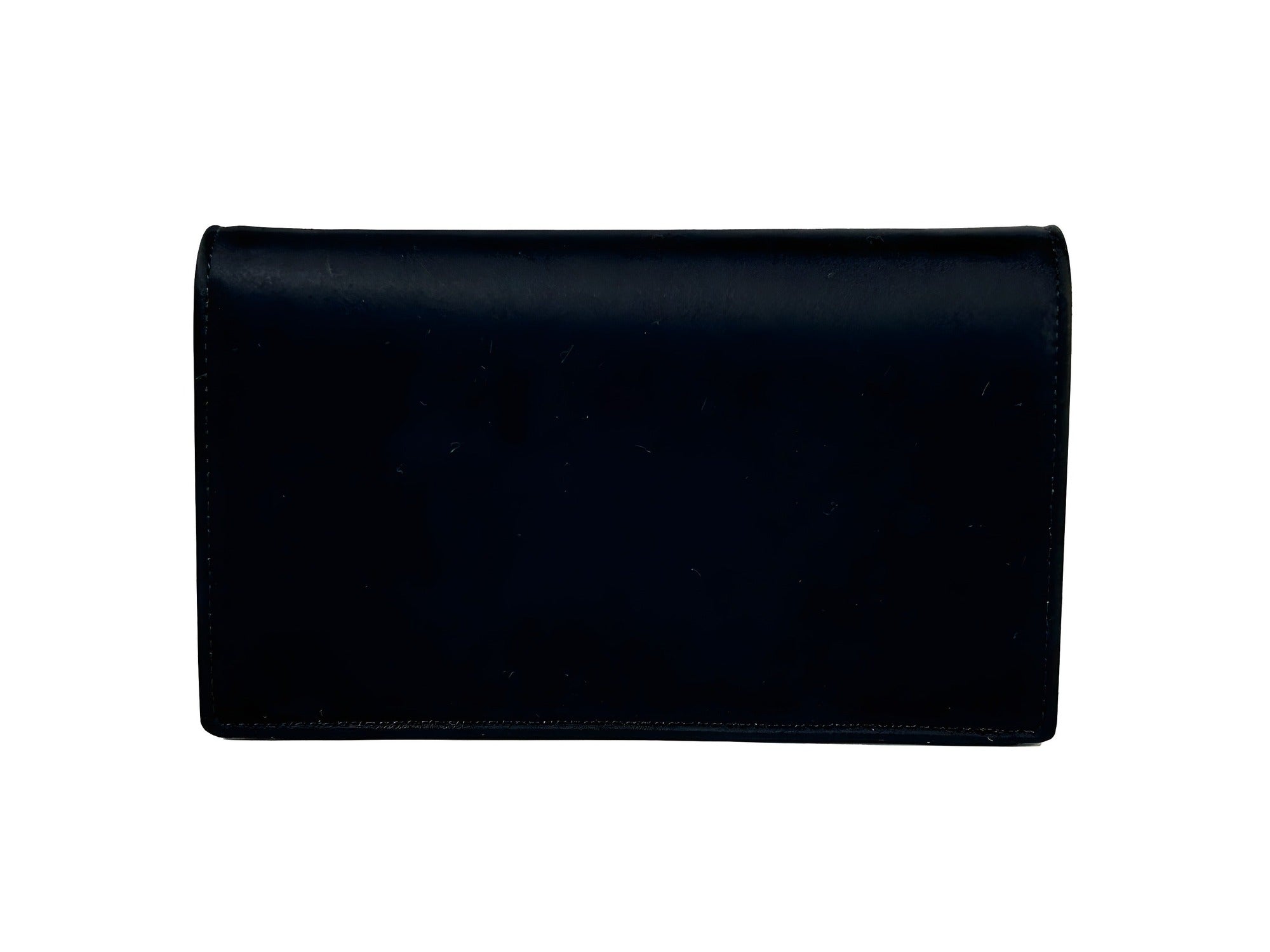 Versace Mini Chain Black Crossbody Wallet Bag
