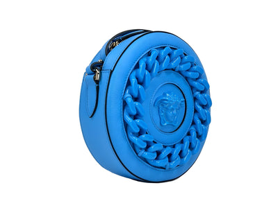 Sac bandoulière Versace Round Disco en cuir