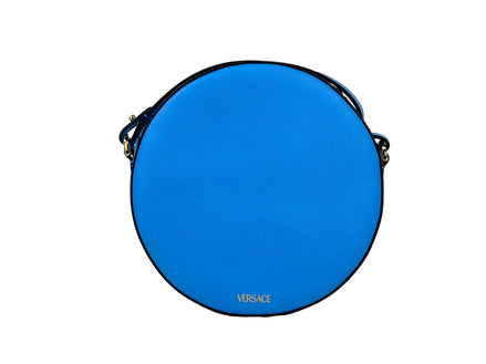 Sac bandoulière Versace Round Disco en cuir