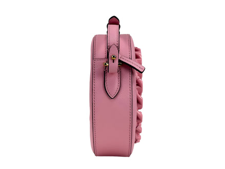 Versace Disco Round Leather Camera Crossbody Bag