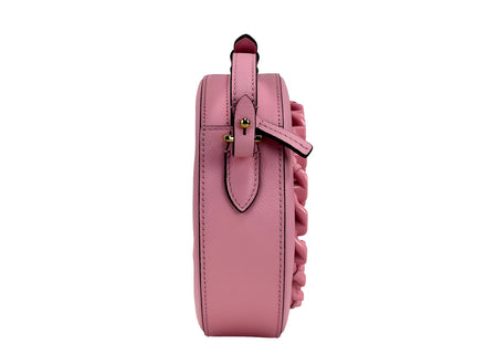 Sac bandoulière Versace Round Disco en cuir