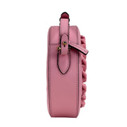 Sac bandoulière Versace Round Disco en cuir