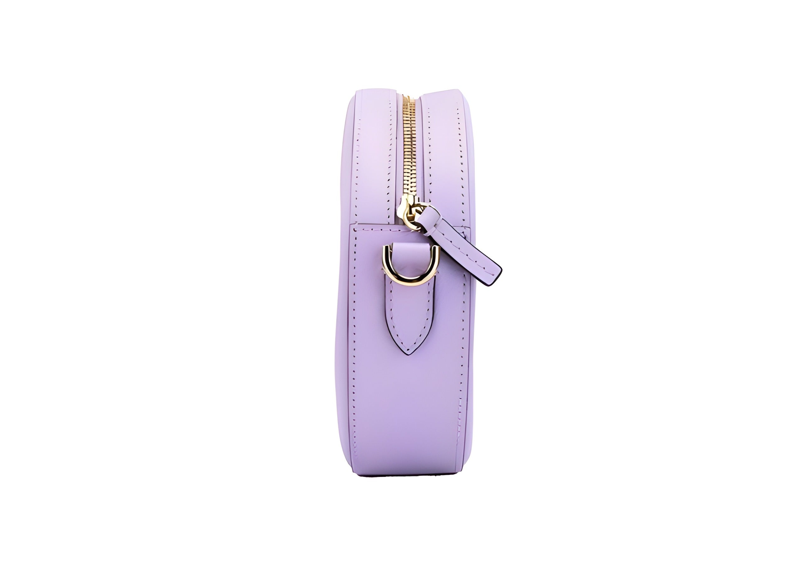 Versace Lilac Disco Leather Camera Crossbody Bag