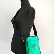 Versace Green Medusa Crossbody Bag