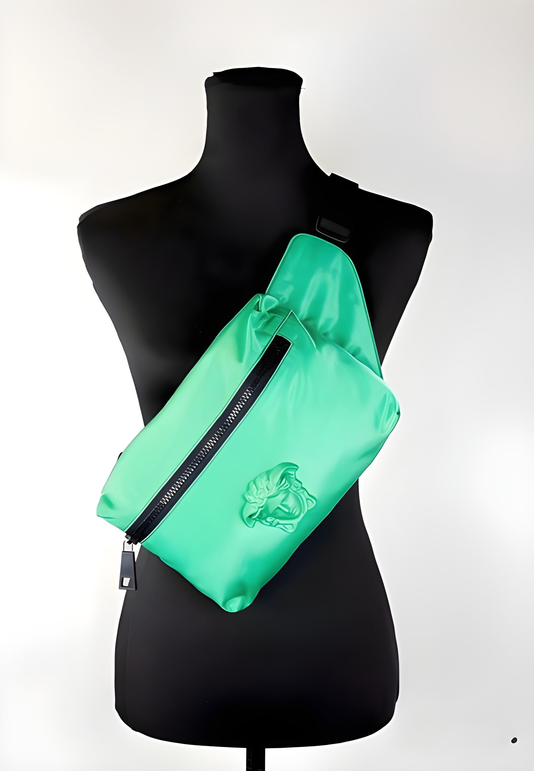 Versace Green Medusa Belt Bag