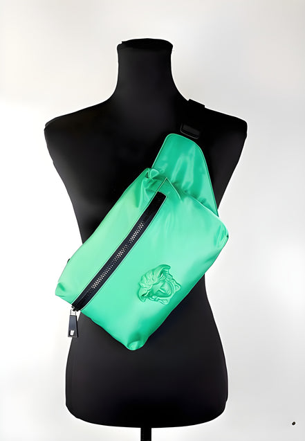 Versace Green Medusa Belt Bag
